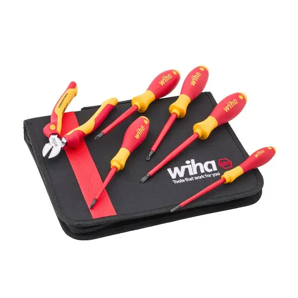 XMS26VDESET XMS Wiha Electrician's VDE Screwdriver & Plier Set