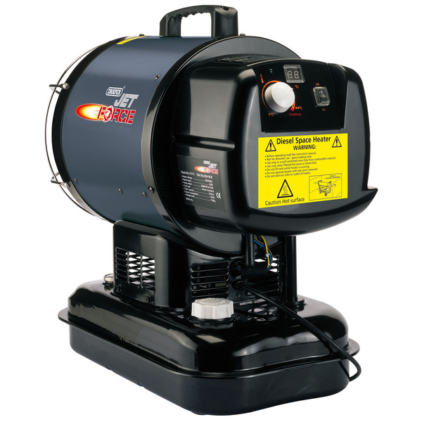 Draper Jet Force Infrared Diesel and Kerosene Space Heater, 60,000 BTU/17kW