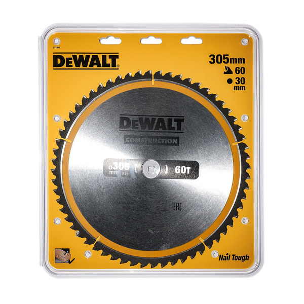 DeWalt DT1960-QZ 305x30mm 60T Construction Circular Saw Blade