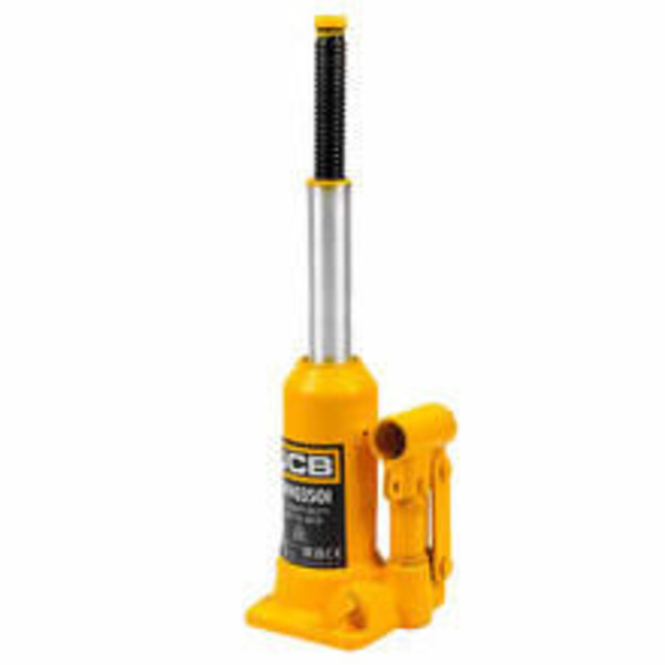 JCB Tools JCB 3.5 Tonne Heavy-Duty Automotive Hydraulic Bottle Jack, 372mm Maximum Lift | JCB-TH903501