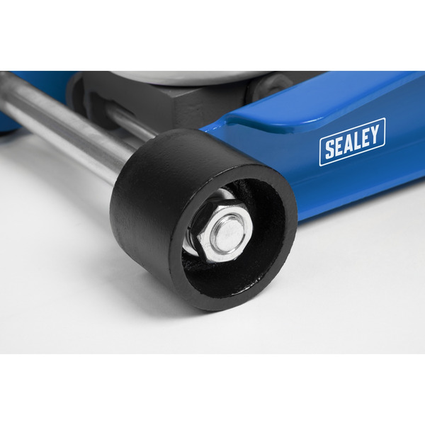 Low Profile Trolley Jack with Rocket Lift 2.25 Tonne - Blue