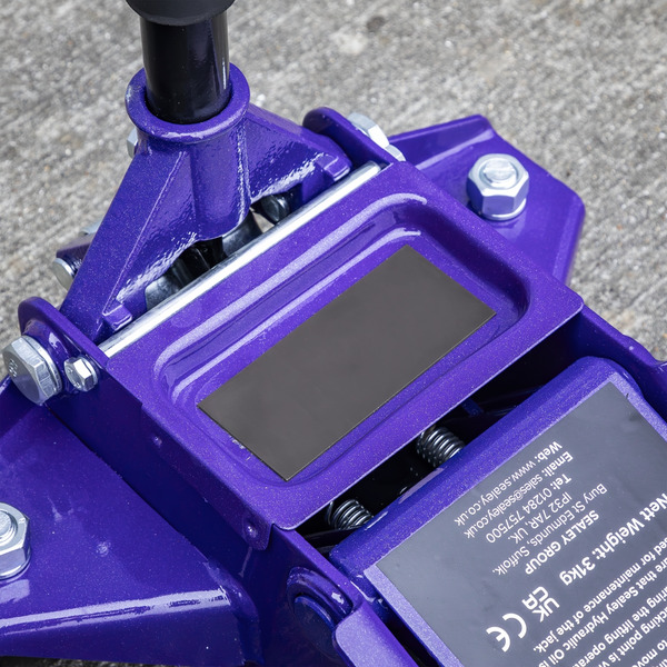 Sealey Low Profile Trolley Jack with Rocket Lift 2.25 Tonne - Purple