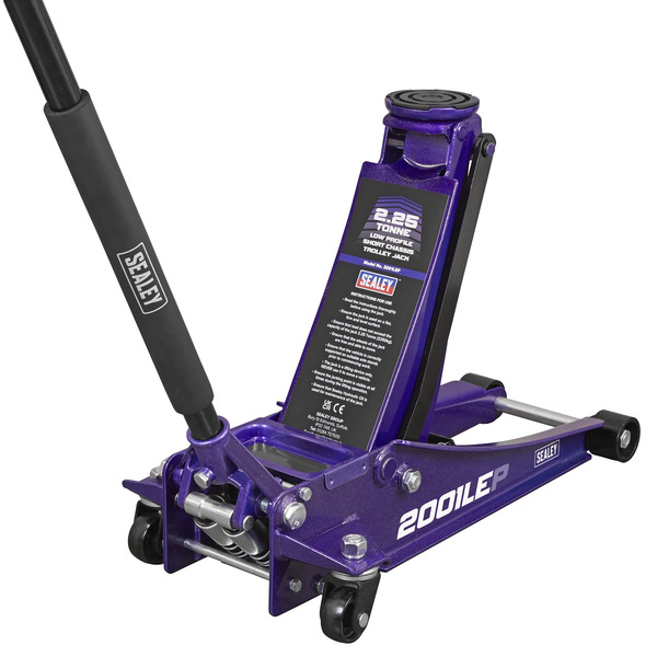 Sealey Low Profile Trolley Jack with Rocket Lift 2.25 Tonne - Purple