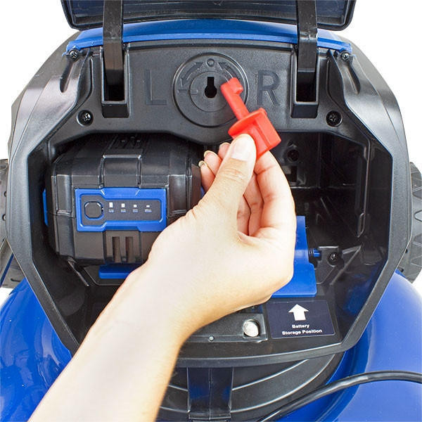 Hyundai 42cm Cordless 40v Lithium-Ion Battery Lawnmower with Battery and Charger | HYM40LI420P