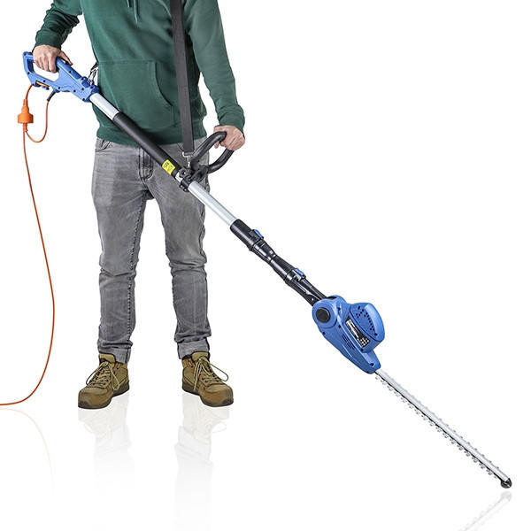 Hyundai 550W 450mm Long Reach Corded Electric Pole Hedge Trimmer/Pruner | HYPHT550E