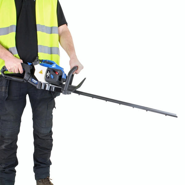 Hyundai 26cc 600mm Petrol Hedge Trimmer Cutter, Easy-Start & Lightweight 2-stroke | HYHT2600X