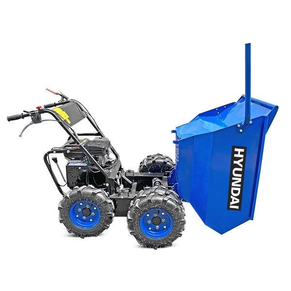 Hyundai 500kg 196cc 4x4 Drive Mini Dumper Power Barrow | HYMD500