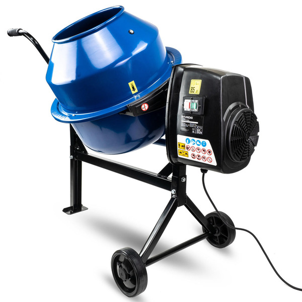 Hyundai 220W 63L Electric 230v Cement / Concrete Mixer | HYCM63E