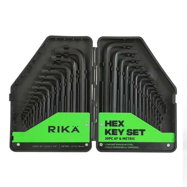 Rika IHEX030 Rikä 30-Piece Professional Metric and Imperial Hex Key Set