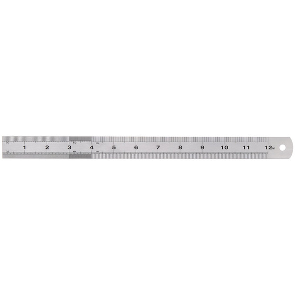 Draper Expert Stainless Steel Rule, 300mm, 12