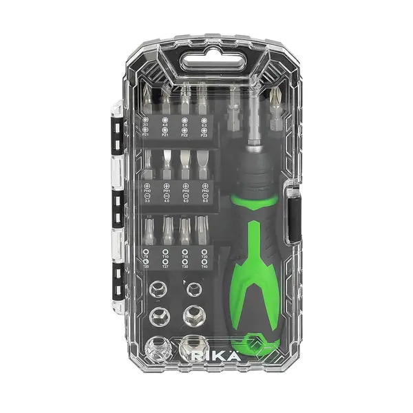 Rika SDRI033 Rikä 33-Piece Professional 1/4in Drive Screwdriver and Adapter Set