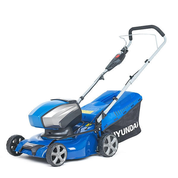 Hyundai 42cm Cordless 40v Lithium-Ion Battery Lawnmower with Battery and Charger | HYM40LI420P