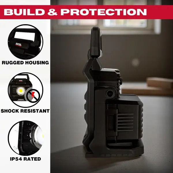 Excel 12104 18V LED Work Light 6500 Lumens