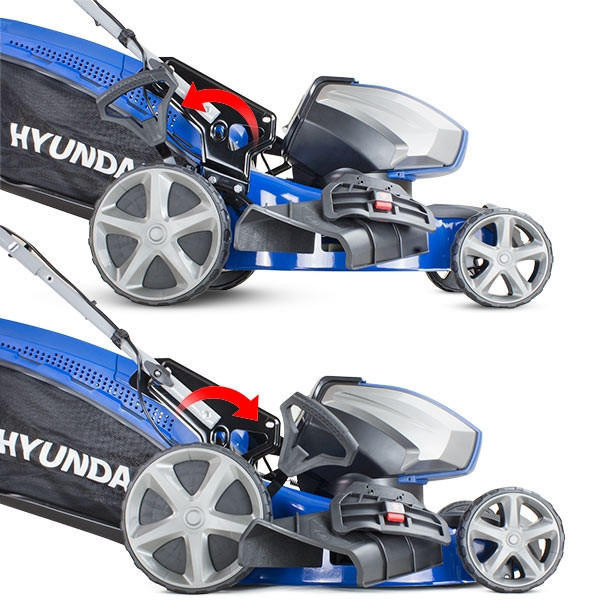 Hyundai 80V Lithium-Ion Cordless Battery Powered Lawn Mower 45cm Cutting Width With Battery and Charger | HYM80LI460P