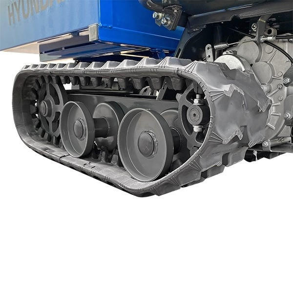 Hyundai 196cc 300kg Petrol Tracked Mini Dumper Power Barrow Transporter | HYTD300