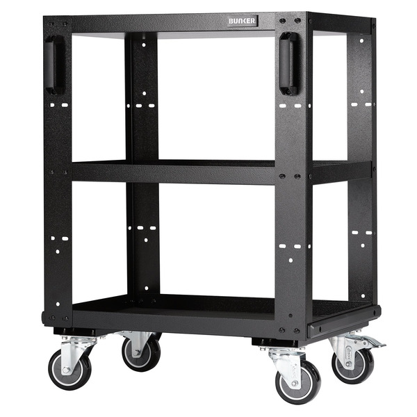 Draper BUNKER® Modular 3 Tier Tool Trolley, 646mm