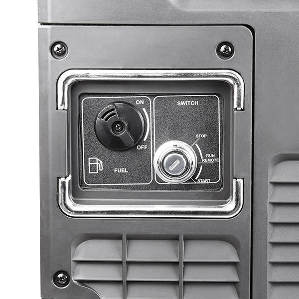 Hyundai 4000W / 4.0kW Portable Petrol Inverter Generator, Remote Keyfob & Electric Start, Wheel Kit & Closed Case Design | HY4500SEI