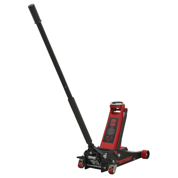 Sealey Premier Low Profile with Rocket Lift Trolley Jack 2.5 Tonne