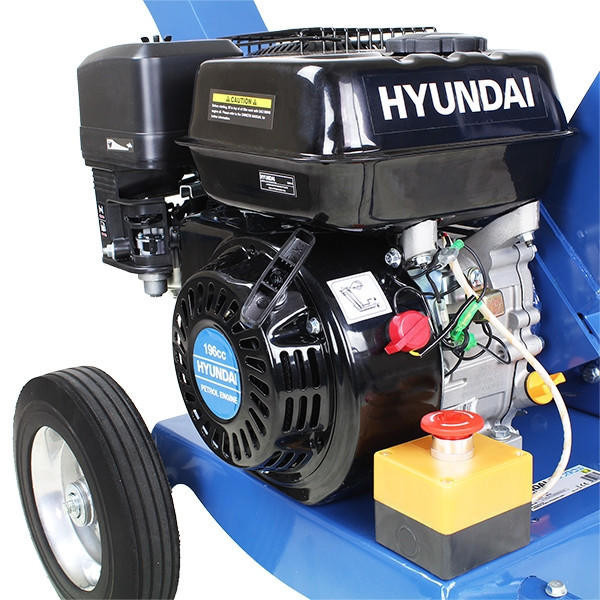Hyundai HYCH6560 212 cc 60mm Petrol 4-Stroke Garden Wood Chipper Shredder
