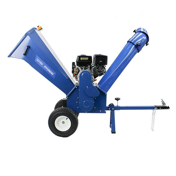Hyundai 420cc 100mm Petrol Wood Chipper Shredder, Mulcher, 4-Stroke Engine| HYCH1500E-2