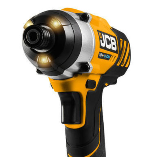 JCB 18V Impact Driver with 4.0Ah Lithium-ion Battery and 2.4A Charger | JCB-18ID-4XB