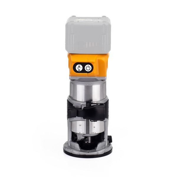 JCB Tools JCB 18V Brushless Trimmer Router Unit, 3/8 & 1/4 Collet (Machine Only) | 21-18RT-B