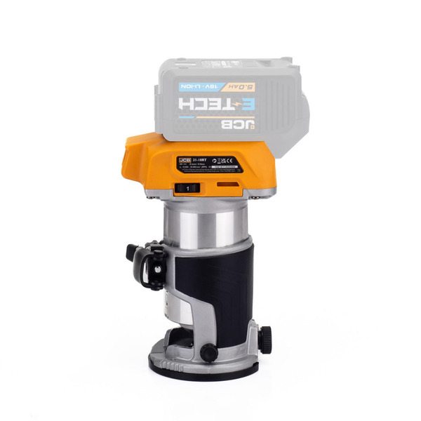 JCB Tools JCB 18V Brushless Trimmer Router Unit, 3/8 & 1/4 Collet (Machine Only) | 21-18RT-B