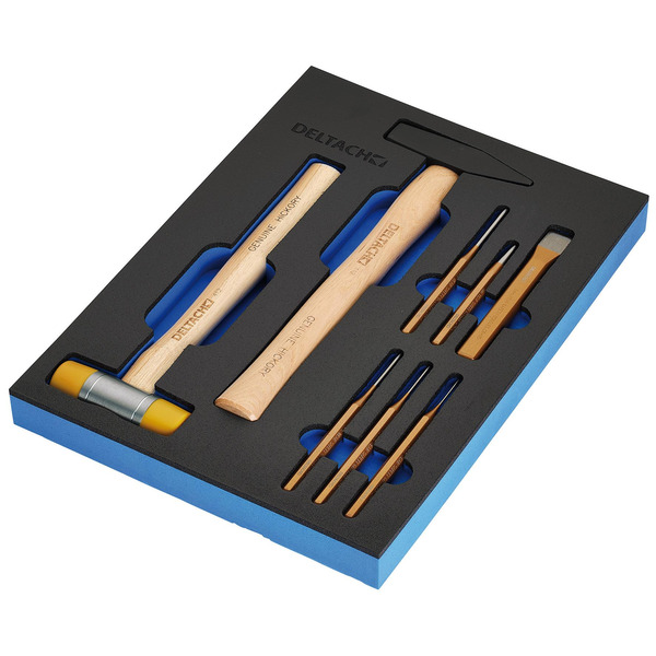Draper BUNKER® Hammer and Pin Punch Set in EVA Foam Inlay (8 Piece)