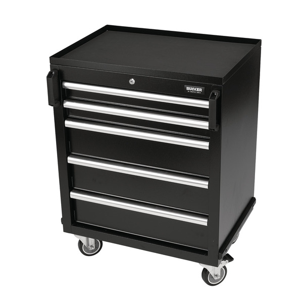 Draper BUNKER® Modular Mobile Cabinet, 5 Drawer, 646mm