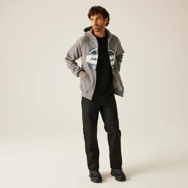 Regatta TRF702 68M 80 Original Zip Hoodie Rock Grey -  Various Sizes