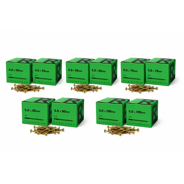 Rika MPSR1200 Trade Essentials Screw Pack 1200pk |Various Sizes