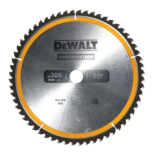 DeWalt DT1960-QZ 305x30mm 60T Construction Circular Saw Blade