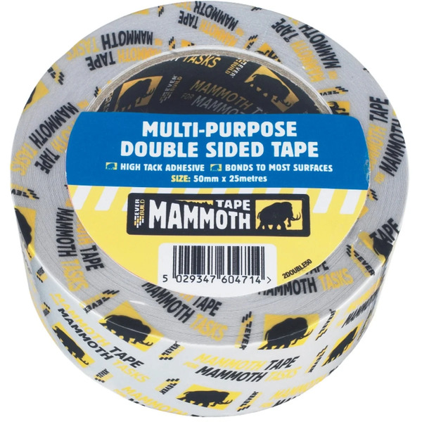 Everbuild Double-Sided Tape 50 mm x 25 m - 488736