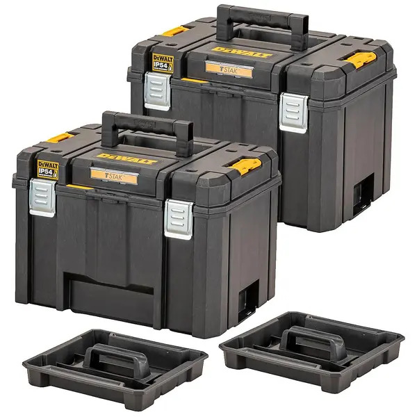 DEWALT DWS183346x2 Storage TSTAK™ 2.0 Deep Toolbox TWIN PACK