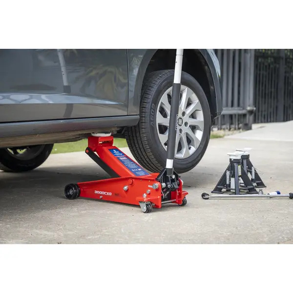 Sealey 3000CXD Quick Lift Standard Chassis Trolley Jack 3 Tonne