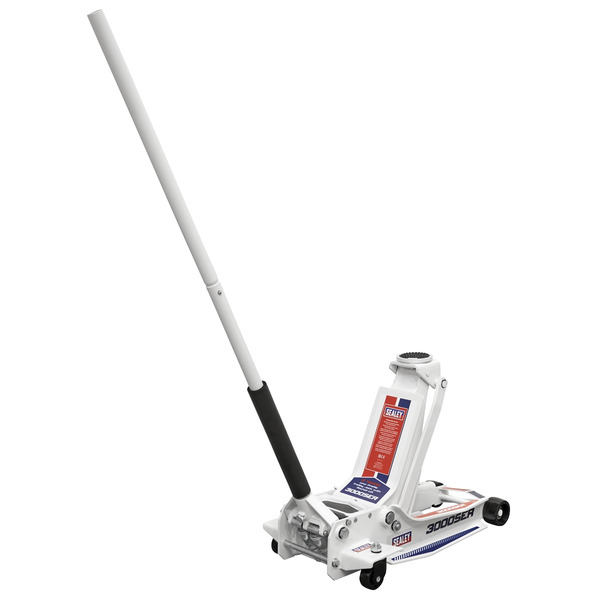 Sealey Low Profile Trolley Jack with Rocket Lift 3 Tonne