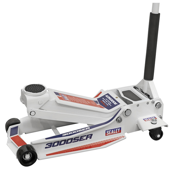 Sealey Low Profile Trolley Jack with Rocket Lift 3 Tonne