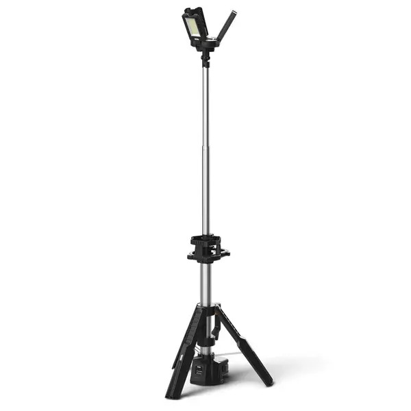 Excel EXL10750 10750 18V/240V 8100 Lumens Hybrid Tripod LED Flood Light with Carry Bag