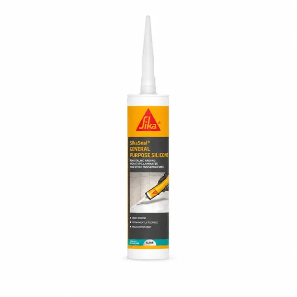 SikaSeal 907057 General Purpose Silicone Clear 260ml