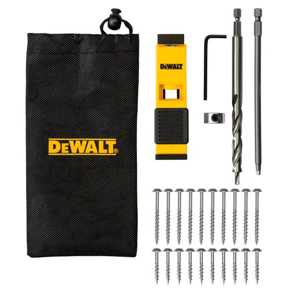 DEWALT DXPJ001E Single Pocket Hole Jig With Bag