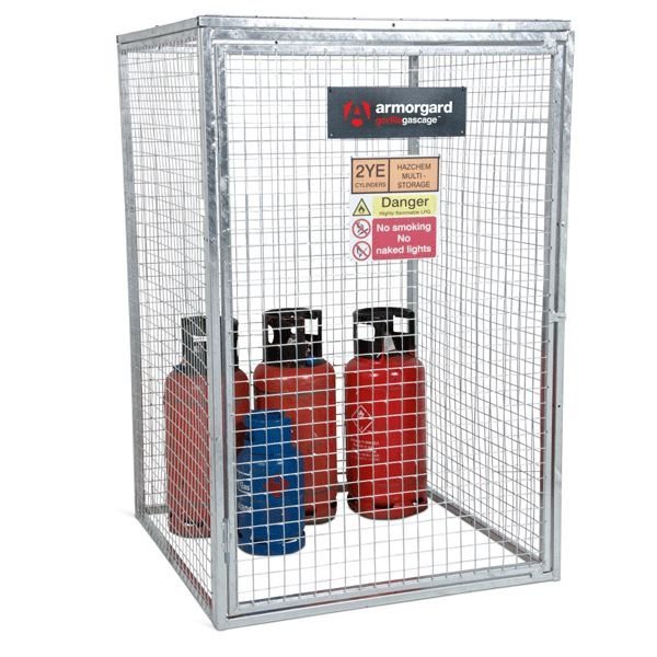 Armorgard GGC6 Gorilla Gas Cage, Modular Bolt-together Gas Cage - 1212 x 1266 x 1831mm