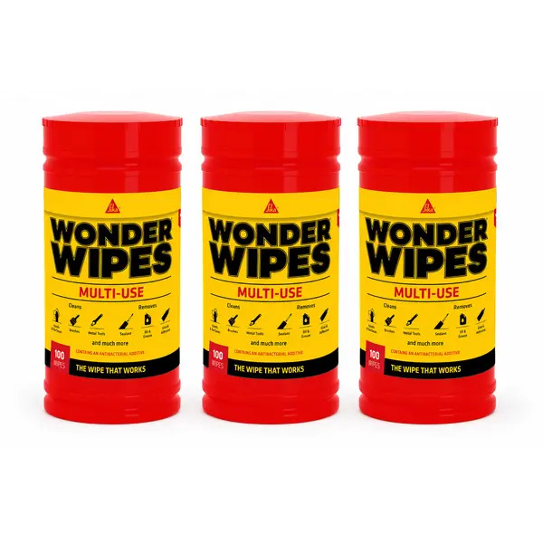 Sika 467442x3 Everbuild Wonder Wipes x100 - 3 pack