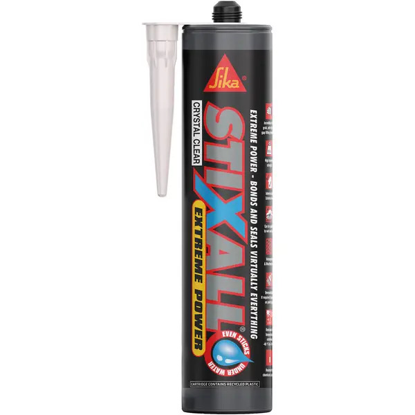 Everbuild Sika Stixall Adhesive Crystal Clear 290 mL - 483168