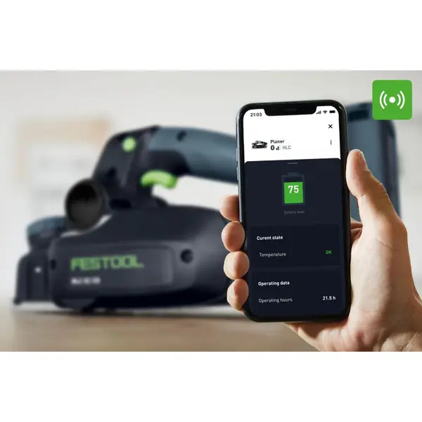 Festool 578000 HLC 82 EB-Basic Brushless 18V 82mm Planer Naked