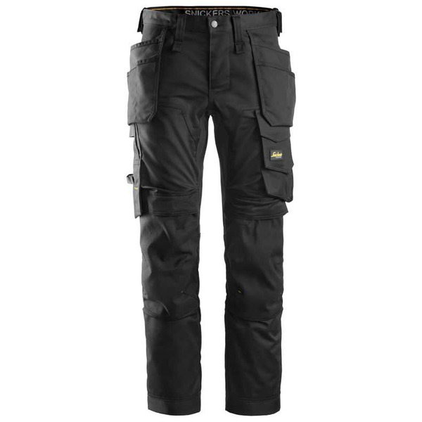 Snickers AW Stretch Trousers HP Black Size: 46
