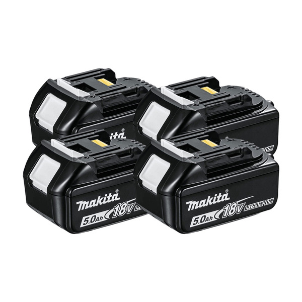 Makita BL1850x4 18V 5.0Ah LXT Lithium-Ion Battery (Quad Pack)