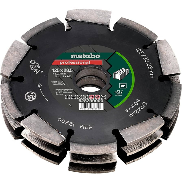 Metabo 628299000 Dia-CD3 125mm 22.23mm MFE40 Wall Chaser Blade