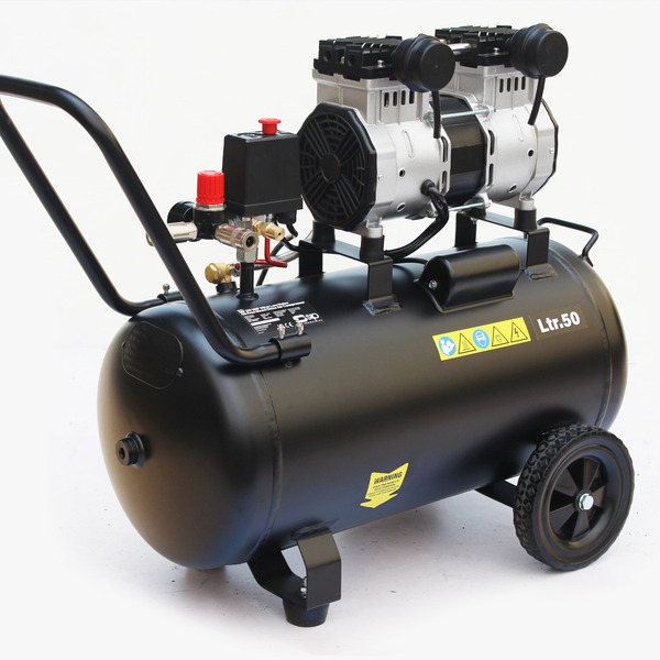 SIP SIP-05479 DD 2hp 50ltr Low Noise Oil-Free Compressor