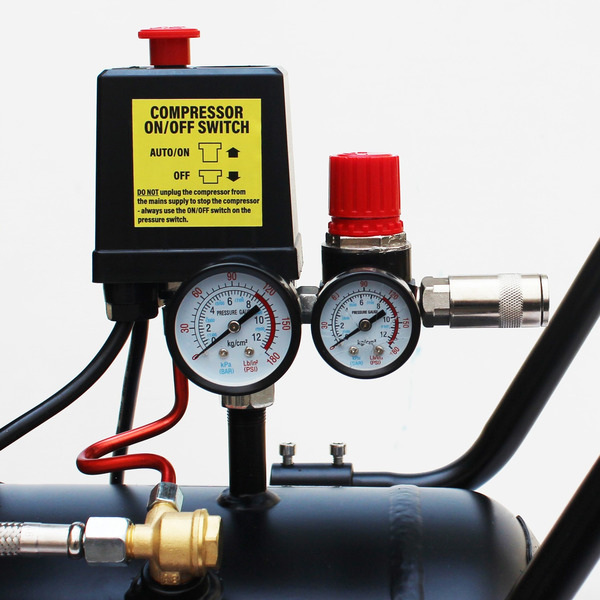 SIP SIP-05480 DD 3hp 50ltr Low Noise Oil-Free Compressor