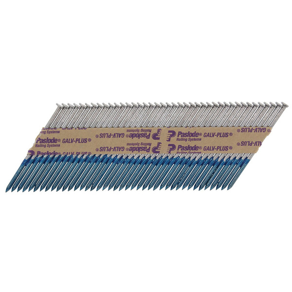 Paslode NFP 3.1x75mm ring GalvPlus nail fuel pack for IM360Ci (2200 nail/2 fuel cell) RounDrive head Impulse
